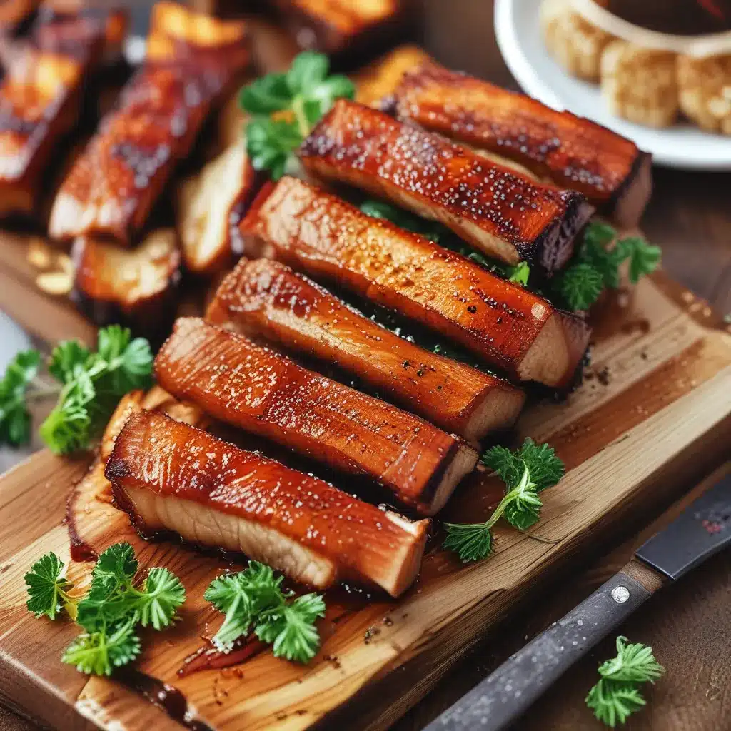 Crispy Honey-Glazed Pork Belly: A Mouthwatering Indulgence