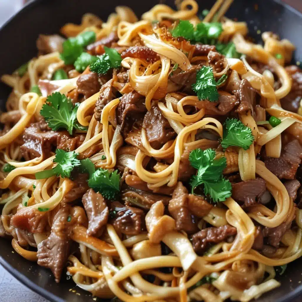 Savory Beef Chow Fun: Wok-Fried Noodles with a Flavorful Punch