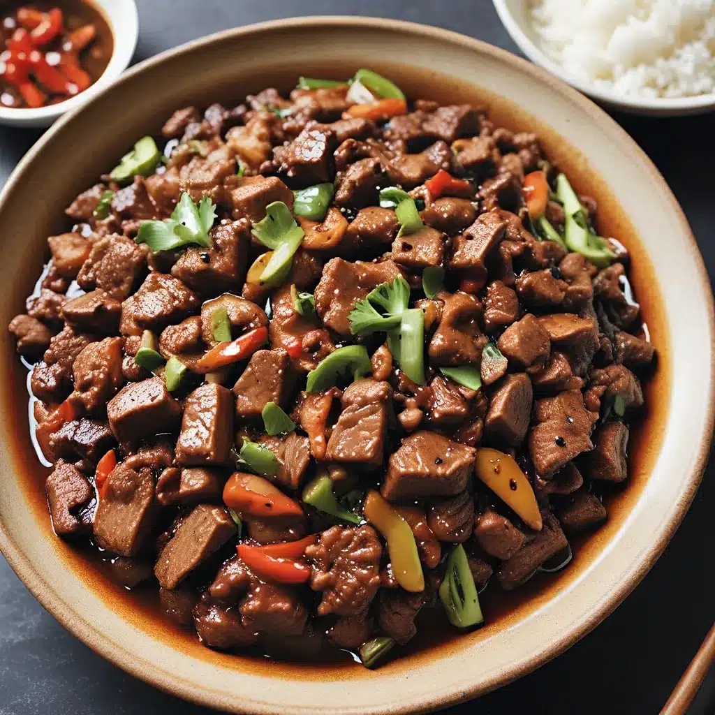 Sizzling Beef with Black Bean Sauce: A Fusion of Flavors