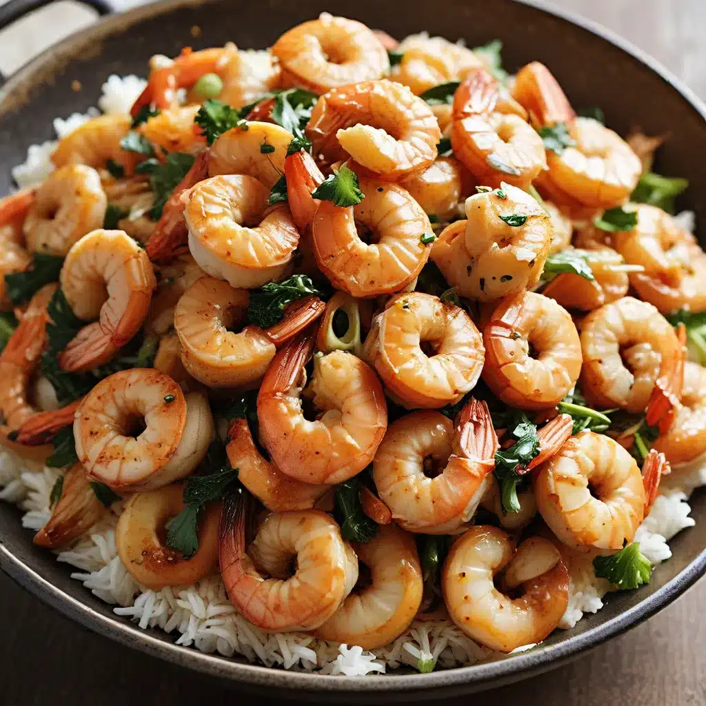 Wok-Tossed Shrimp with Garlic Sauce: A Crowd-Pleasing Delight